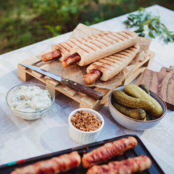 Francia fúrt hot dog
